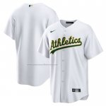 Camiseta Beisbol Hombre Oakland Athletics Primera Big & Tall Replica Blanco