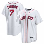 Camiseta Beisbol Hombre Boston Red Sox Masataka Yoshida Primera Replica Blanco