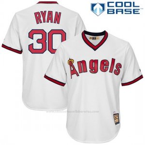 Camiseta Beisbol Hombre Los Angeles Angels Nolan Ryan Blanco Cool Base
