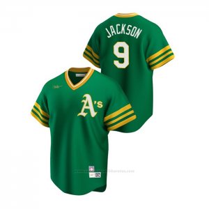 Camiseta Beisbol Hombre Oakland Athletics Reggie Jackson Cooperstown Collection Road Verde