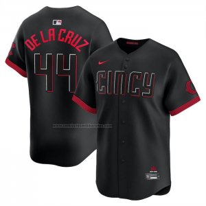 Camiseta Beisbol Hombre Cincinnati Reds Elly De La Cruz City Connect Limited Negro