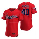 Camiseta Beisbol Hombre Cleveland Guardians Wilson Ramos Autentico Alterno Rojo
