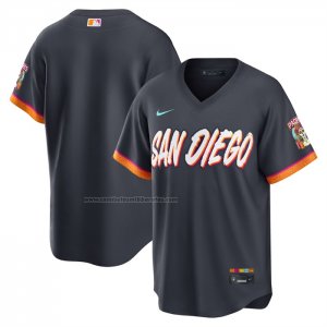 Camiseta Beisbol Hombre San Diego Padres City Connect 2026 Stadium Negro Camiseta Beisbol Hombre San Diego Padres City Connect 2026 Stadium Negro