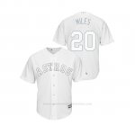 Camiseta Beisbol Hombre Houston Astros Wade Miley 2019 Players Weekend Miles Replica Blanco