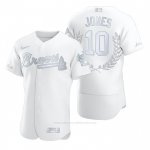 Camiseta Beisbol Hombre Atlanta Braves Chipper Jones Awards Collection NL MVP Blanco