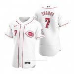 Camiseta Beisbol Hombre Cincinnati Reds Eugenio Suarez Autentico 2020 Primera Blanco