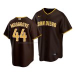 Camiseta Beisbol Hombre San Diego Padres Joe Musgrove Replica Road Marron
