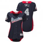 Camiseta Beisbol Mujer All Star Game Blake Snell 2018 1ª Run Derby American League Azul