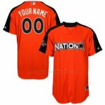 Camiseta Beisbol Hombre National League 2017 MLB All-Star Game Personalizada Naranja