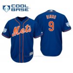 Camiseta Beisbol Hombre New York Mets Brandon Nimmo Cool Base Entrenamiento de Primavera 2019 Azul