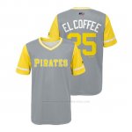 Camiseta Beisbol Nino Pittsburgh Pirates Gregory Polanco 2018 Llws Players Weekend El Coffee Gris