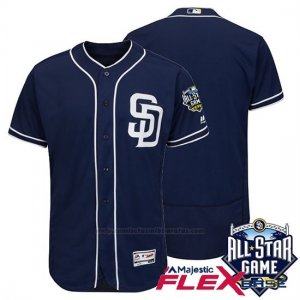 Camiseta Beisbol Hombre San Diego Padres Azul 2016 all Star Autentico Flex Base