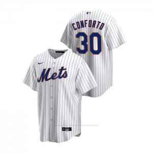 Camiseta Beisbol Hombre New York Mets Michael Conforto Replica Primera Blanco