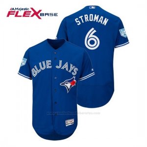 Camiseta Beisbol Hombre Toronto Blue Jays Marcus Stroman Flex Base Entrenamiento de Primavera 2019 Azul