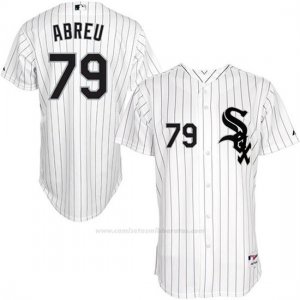 Camiseta Beisbol Hombre Chicago White Sox Jose Abreu 79 Blanco Turn Back The Clock