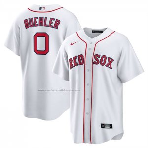 Camiseta Beisbol Hombre Boston Red Sox Walker Buehler Primera Replica Blanco