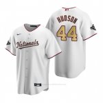 Camiseta Beisbol Nino Washington Nationals Daniel Hudson 2020 Gold Program Replica Blanco