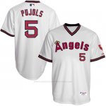 Camiseta Beisbol Hombre Los Angeles Angels Albert Pujols Turn Back The Clock Blanco
