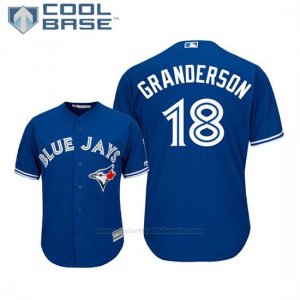 Camiseta Beisbol Hombre Toronto Blue Jays Curtis Granderson Cool Base Alterno Royal