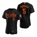 Camiseta Beisbol Hombre Baltimore Orioles Brooks Robinson Autentico 2020 Alterno Negro