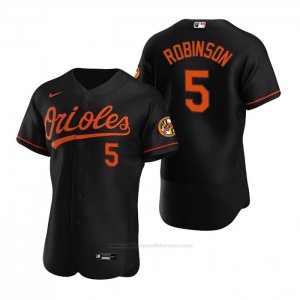 Camiseta Beisbol Hombre Baltimore Orioles Brooks Robinson Autentico 2020 Alterno Negro