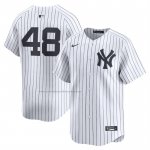 Camiseta Beisbol Hombre New York Yankees Paul Goldschmidt Primera Limited Blanco1
