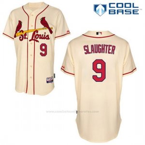 Camiseta Beisbol Hombre St. Louis Cardinals Enos Slaughter Jugador Crema Cool Base