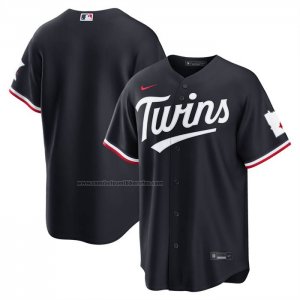 Camiseta Beisbol Hombre Minnesota Twins Alterno Stadium Azul
