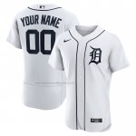 Camiseta Beisbol Hombre Detroit Tigers Personalizada Autentico Blanco