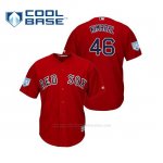 Camiseta Beisbol Hombre Boston Red Sox Craig Kimbrel Cool Base Entrenamiento de Primavera 2019 Rojo