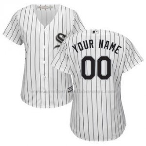 Camiseta Mujer Chicago White Sox Personalizada Blanco