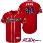 Camiseta Beisbol Hombre Atlanta Braves 40 Bartolo Colon Rojo 2017 All Star Flex Base