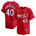 Camiseta Beisbol Hombre St. Louis Cardinals Willson Contreras 2024 City Connect Limited Rojo