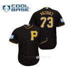 Camiseta Beisbol Hombre Pittsburgh Pirates Felipe Vazquez Cool Base Entrenamiento de Primavera 2019 Negro