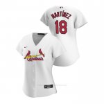 Camiseta Beisbol Mujer St. Louis Cardinals Carlos Martinez 2020 Replica Primera Blanco