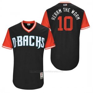 Camiseta Beisbol Hombre Arizona Diamondbacks 2017 Little League World Series 10 Chris Herrmann Negro