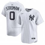 Camiseta Beisbol Hombre New York Yankees Marcus Stroman Primera Limited Blanco