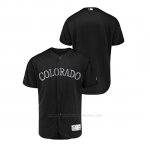 Camiseta Beisbol Hombre Colorado Rockies 2019 Players Weekend Autentico Negro
