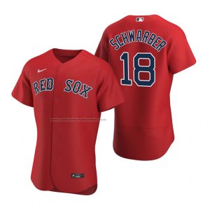 Camiseta Beisbol Hombre Boston Red Sox Kyle Schwarber Autentico Alterno Rojo