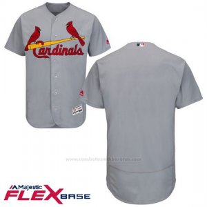 Camiseta Beisbol Hombre St. Louis Cardinals Flex Base Gris Autentico Coleccion