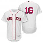 Camiseta Beisbol Hombre Boston Red Sox 16 Andrew Benintendi Blanco 1ª Autentico Coleccion Jugador Cool Base