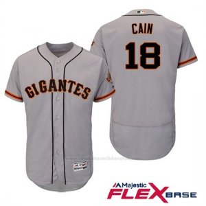Camiseta Beisbol Hombre San Francisco Giants Matt Cain Gris Hispanic Heritage Flex Base