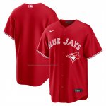 Camiseta Beisbol Hombre Toronto Blue Jays Dia de Canada Replica Rojo