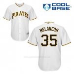 Camiseta Beisbol Hombre Pittsburgh Pirates Mark Melancon 35 Blanco 1ª Cool Base