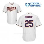 Camiseta Beisbol Hombre Minnesota Twins Byron Buxton 25 Blanco 1ª Cool Base