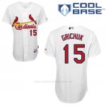 Camiseta Beisbol Hombre St. Louis Cardinals Randal Grichuk Blanco Cool Base