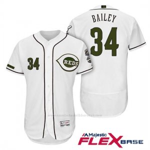 Camiseta Beisbol Hombre Cincinnati Reds 34 1ª r Bailey 2018 Alterno Autentico Flex Base