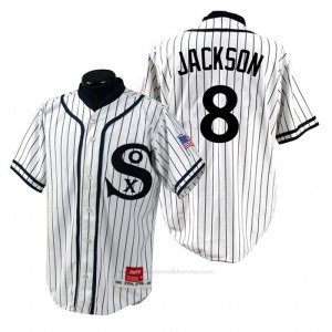 Camiseta Beisbol Hombre Chicago White Sox Bo Jackson 1990 Turn Back The Clock Blanco