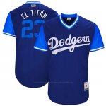 Camiseta Beisbol Hombre Los Angeles Dodgers 2017 Little League World Series Adrian Gonzalez Royal