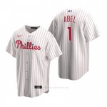 Camiseta Beisbol Hombre Philadelphia Phillies Mick Abel Replica 2020 Blanco